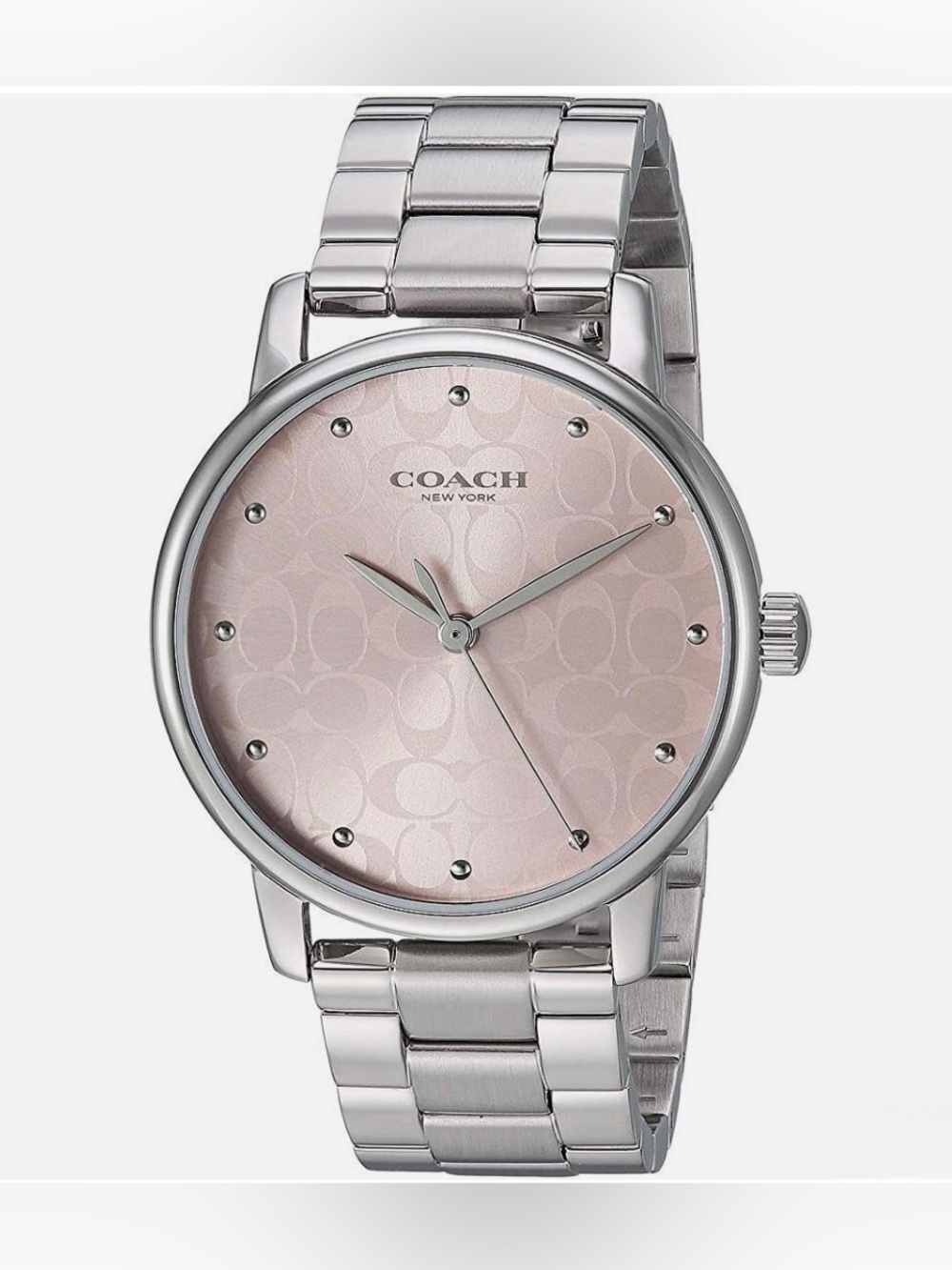COACH WOMEN’S GRAND SILVER/PINK WATCH🥳🥳❌❌